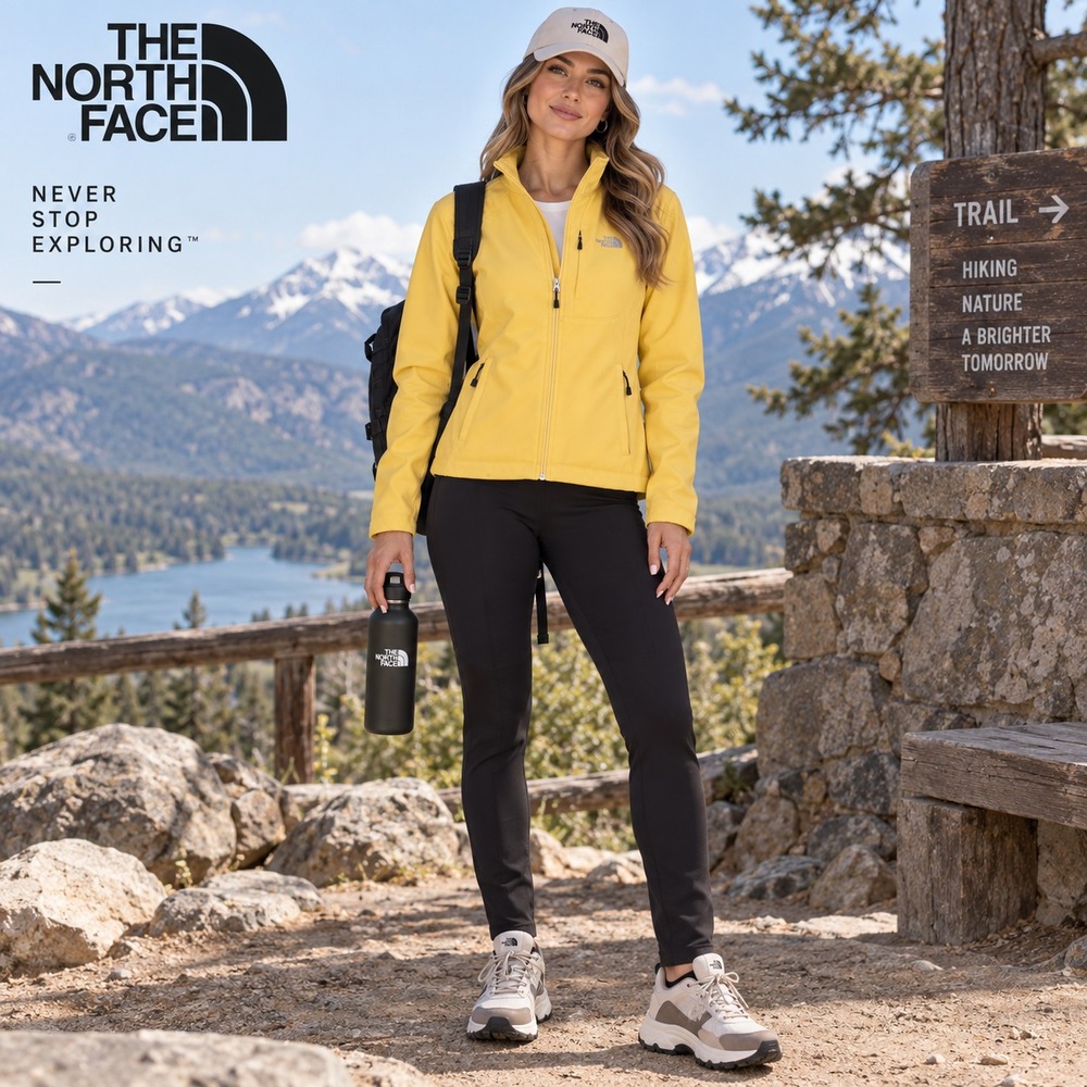 THE NORTH FACE Women's SMALL Jacket APEX Bionic AMVX Yellow Full Zip Softshell